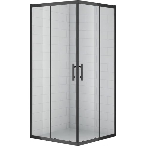 Душевой уголок Cezares ECO-O-A-2-90-C-NERO