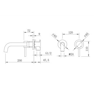 Смеситель для раковины Berges Ventas 076016