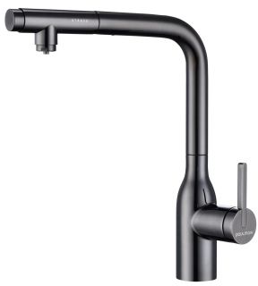 Смеситель для кухни Paulmark Viper Vi213105-GB чёрный глянцевый