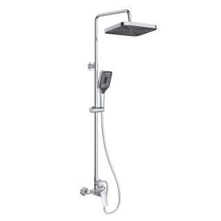 Душевая стойка со смесителем BelBagno DUE-DOCM-CRM