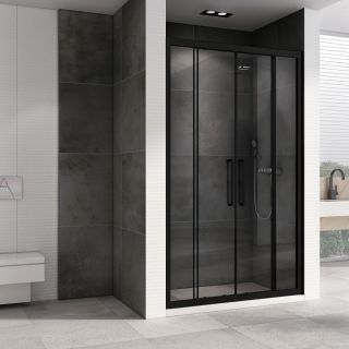 Душевая дверь ABBER Schwarzer Diamant 140см чёрный AG33140BH