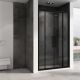 Душевая дверь ABBER Schwarzer Diamant 150см чёрный AG33150BH