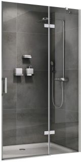 Душевая дверь ABBER Zart 120см хром AG08120