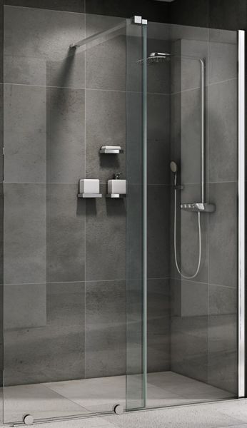 Душевая перегородка ABBER Komfort AG09120 120см хром раздвижная