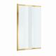 Душевая шторка на ванну BelBagno LUCE-VF-11-100/145-C-ORO золото