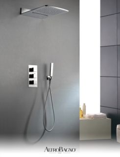Встраиваемая душевая система с термостатом AltroBagno Cascata 040101 Cr