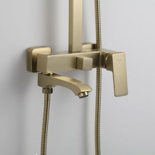 Душевая стойка Frap F2476-3 Золотой сатин