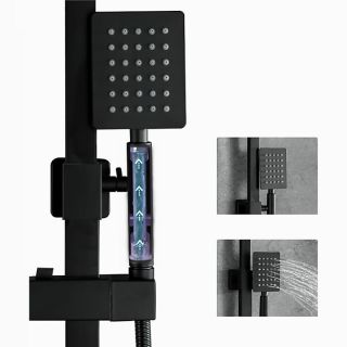 Душевая стойка Frap F24802-6 черный