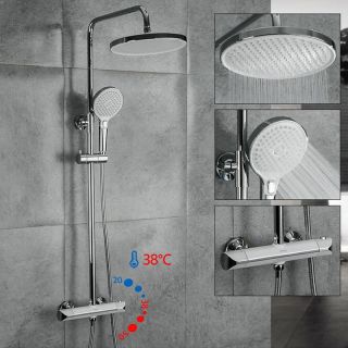 Душевая стойка Gappo G2403-48 белый/хром