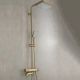 Душевая стойка Gappo G2491-3 с термостатом золотой сатин