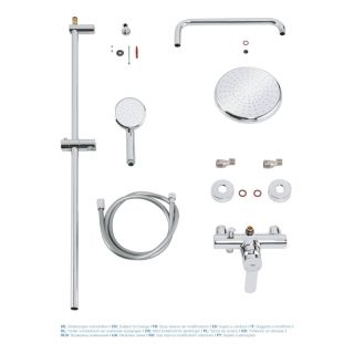 Душевая система Grohe Tempesta Cosmopolitan 26224001 хром