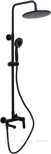 Душевая стойка Aquanet Passion R3 AF300-72-R-B 261838 чёрный матовый