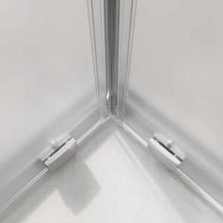 Душевой уголок BelBagno LUCE-AH-2-100/80-P-Cr хром