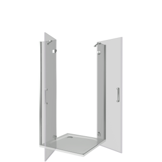 Душевой уголок Good Door SATURN CR-90-C-CH 90x90 стекло прозрачное