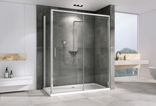 Душевой уголок ABBER Komfort AG93130-S92 130x90см хром