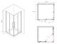 Душевой уголок ABBER Schwarzer Diamant AG02090BDTH 90x90см чёрный