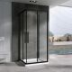 Душевой уголок ABBER Schwarzer Diamant 90x90см чёрный AG02090BH-S90B