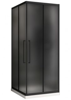 Душевой уголок ABBER Schwarzer Diamant AG02100BMH 100x100см чёрный