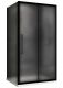 Душевой уголок ABBER Schwarzer Diamant AG30100BMH-S80BM 100x80см чёрный