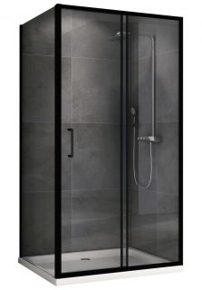 Душевой уголок ABBER Schwarzer Diamant AG30110B5-S50B5 110x60см чёрный