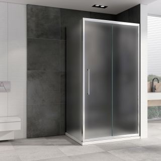 Душевой уголок ABBER Schwarzer Diamant AG30110MH-S80M-S80M 110x80см хром