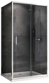 Душевой уголок ABBER Schwarzer Diamant AG301305-S705 130x70см хром