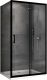 Душевой уголок ABBER Schwarzer Diamant AG30130B-S75B 130x75см чёрный