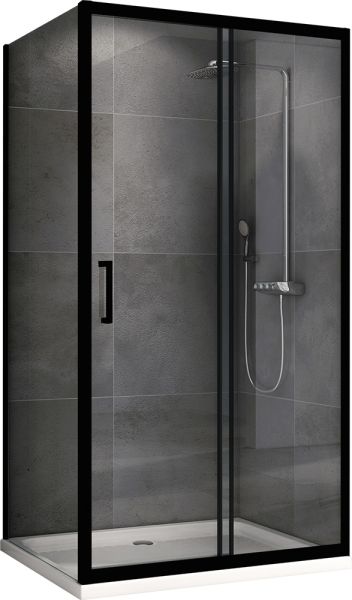 Душевой уголок ABBER Schwarzer Diamant 140x80см AG30140B-S80B