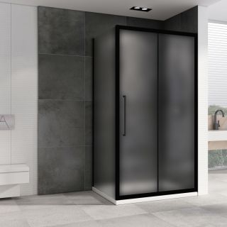 Душевой уголок ABBER Schwarzer Diamant AG30150BMH-S100BM 150x100см чёрный