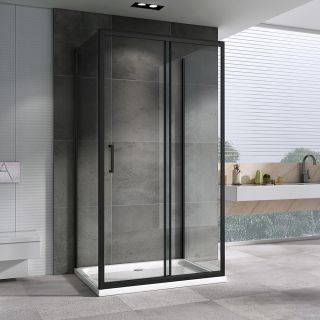 Душевой уголок ABBER Schwarzer Diamant 160x100см AG30160B-S100B-S100B