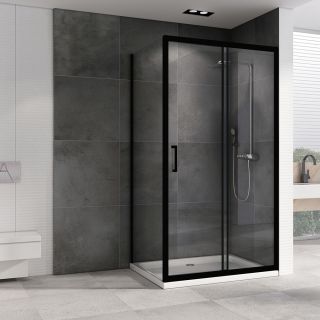 Душевой уголок ABBER Schwarzer Diamant 160x100см AG30160B-S100B