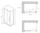 Душевой уголок ABBER Schwarzer Diamant AG30160BMH-S100BM 160x100см чёрный