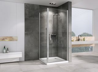 Душевой уголок ABBER Sonnenstrand 90x90см хром AG04090-S90