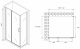 Душевой уголок ABBER Sonnenstrand AG04110MS-S80M 110x80см хром