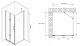 Душевой уголок ABBER Zart AG08090P-S101 90x100см хром