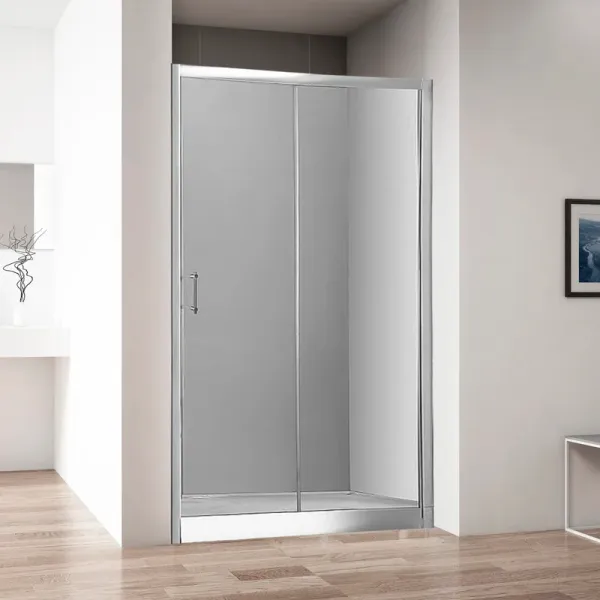 Душевая дверь Aquanet Alfa NAA6121 168422 150 см стекло прозрачное профиль хром