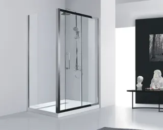 Душевой уголок Aquanet Delta NPE1131 183845 150x80 см стекло прозрачное профиль хром