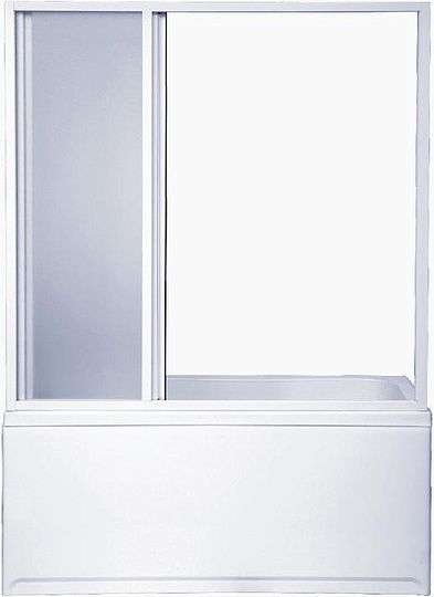 Шторка на ванну Bas Бриз, Верона, Ибица 1500 (3 ств. пластик)