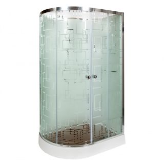 Душевая кабина Deto ЕМ1512 L стандартная 120х80х220 см