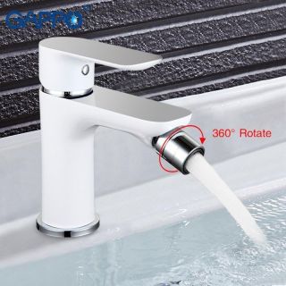 Смеситель для биде Gappo G5048 белый/хром