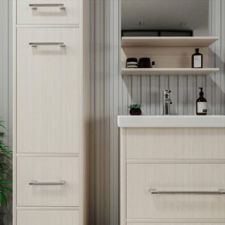 Тумба под раковину Бриклаер Чили 4627125414992 60 см светлая лиственница