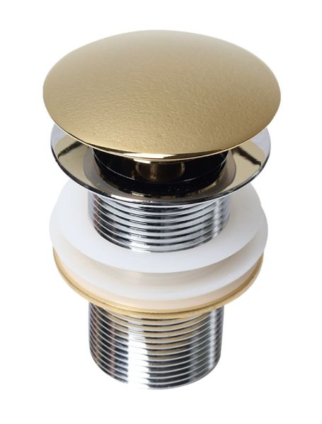 Донный клапан Melana MLN-330304G без перелива золото