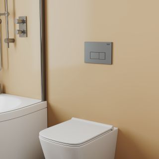 Клавиша смыва DQ Rhein DB1499006 графит