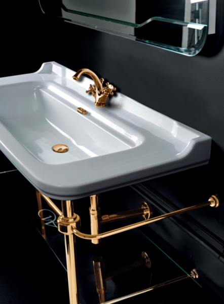 Заглушка для перелива Kerasan Waldorf 811391oro золото