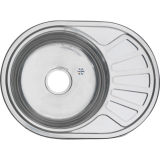 Мойка 6044 U Melana 0,6/160 хром с сифоном (234 t *12)