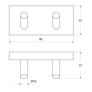 Крючки IDDIS Edifice хром EDISB20i41