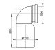 Колено стока AlcaPlast комплект 90/110 M906