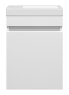 Подвесная тумба под раковину Misty Эко Мини 40см белый