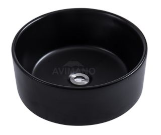 Накладная раковина Avimano Emotion 1243012 40см чёрный матовый