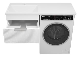 Подвесная тумба раковину Brevita Enfida ENF-09060-011Я под стиральную машину 60см белый